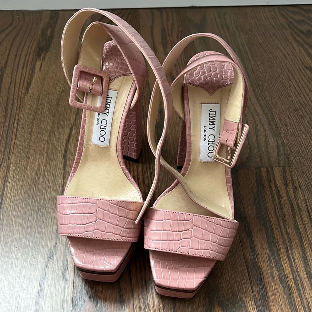 Jimmy Choo block heels